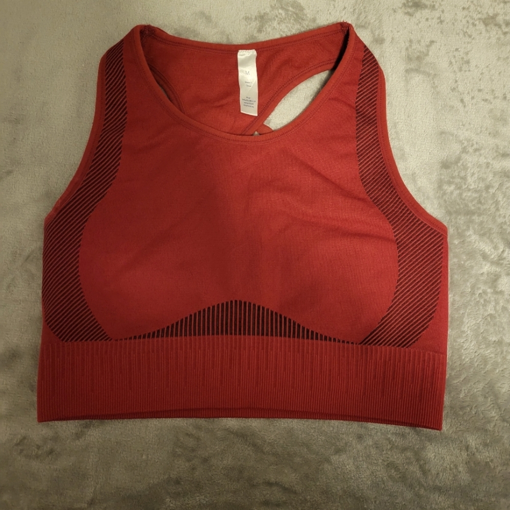 Women's Red Sports Bra